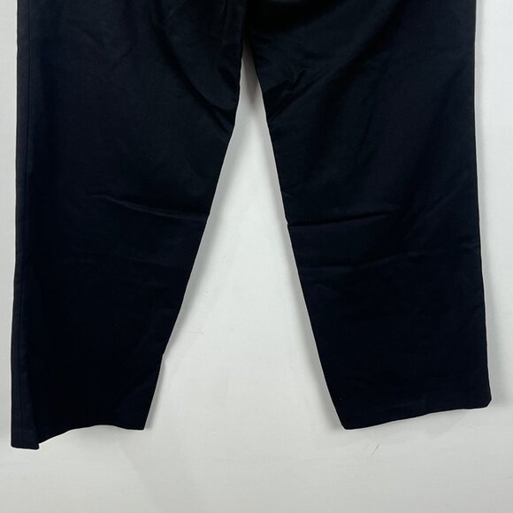Dockers Chino Pants Size 32 Black Inseam 30in Rise 11in Slash Pockets Zip Button - Picture 9 of 9